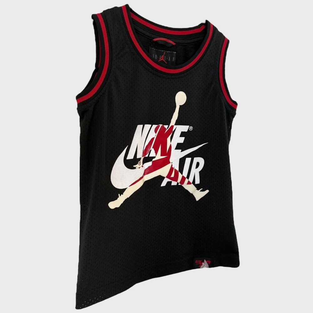Nike Air Jordan Kids Jumpman Basketball Jersey Black Toddler Size Extra Small - Picture 3 of 10